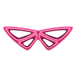 Dusted Neon Angel Wings