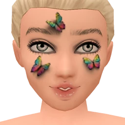 Flawless Butterflies Face Paint