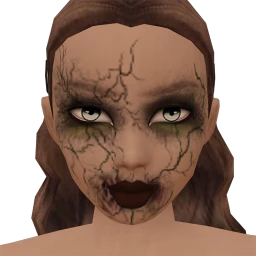 Flawless Darkness Veins Infection Facepaint