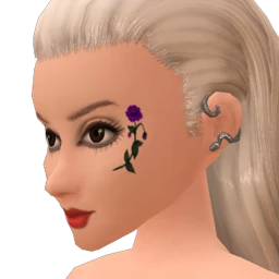 Simple Rose Facepaint