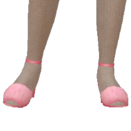 Cloud Nine Furry Pink Shoes