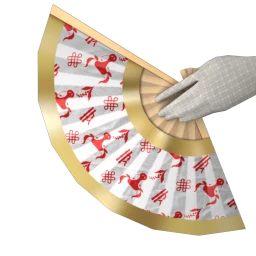 Metal Ox Hand Fan