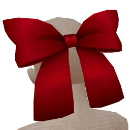 Cosmos Pure Red Hair Bow