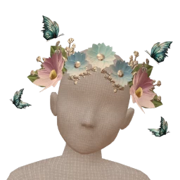 Cosmos Fairy Organza Floral Garland