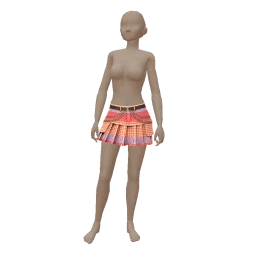 Cruz Pleats Galore Mini Skirt