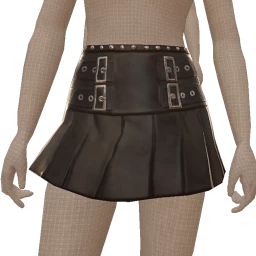 Delirious Safety First Pleated Mini Skirt