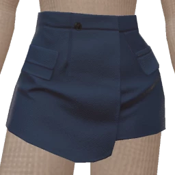 Front Row Blue Blazer Skirt