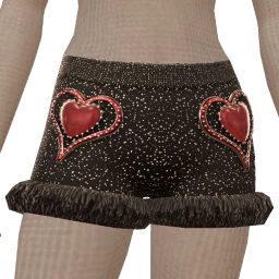 Ikon Elite Black Dazzling Sweetheart Shorts