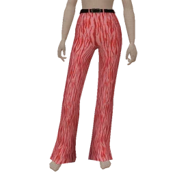 Prevail Red Leopard Print Trousers