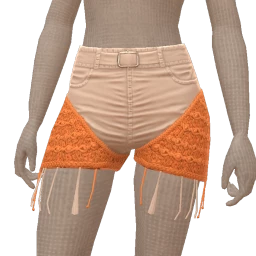 USAesthetics Lace Up Yarn Shorts