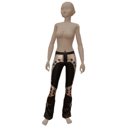 USAesthetics Star Patch Leather Pants
