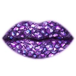 Ikon Elite Purple Crystal Snake Skin Lips