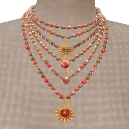 Delirious Witchy Sun Beaded Necklace