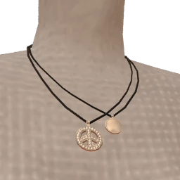 USAesthetics Silver Peace Necklaces