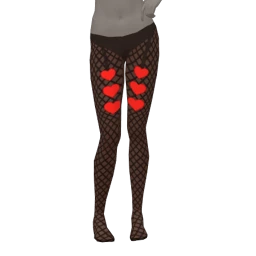 Cloud Nine Scarlet Roses Fencenet Hosiery