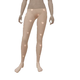 Cloud Nine Lovely Hearts Sheer Tights