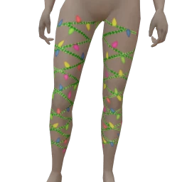 Cosmos Holiday Lights Leg Wraps
