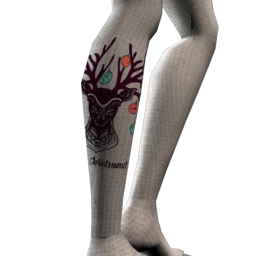 Decorated Reindeer Tattoo