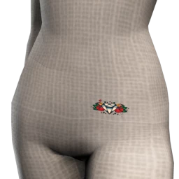 Diamond and Roses Tattoo