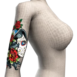 Senorita Calavera Tattoo