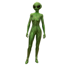 Cosmos Green Alien Costume