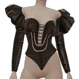 Delirious Black Velvet Gothic Corset