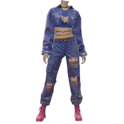 Drop Science Purple Love Outfit