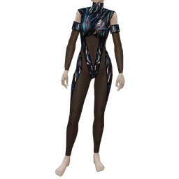 Front Row Night Meow Jumpsuit Blue