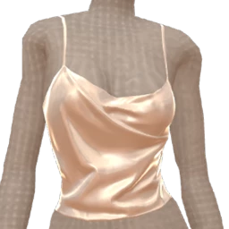 Palermo Pure White Satin Backless Top