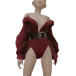Front Row Maroon Romper Outfit