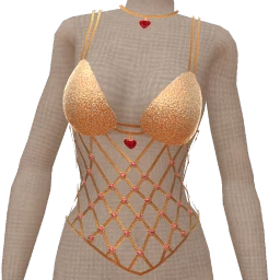 Ikon Elite Gold Chain Dazzling Top