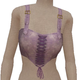 Prevail Purple Heart Shaped Crop Top