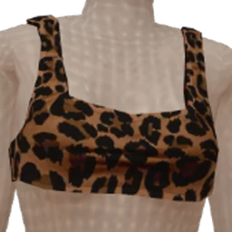 Front Row Leopard Cropped Vest