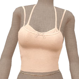 Drop Science White Layered Cami Chain Top