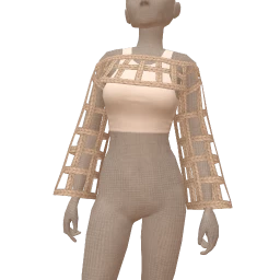Wanderlust Woven Knit Cut-Out Top