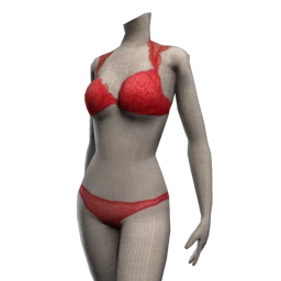 Aurelie Radiant Red Bra Set