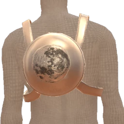 Drop Science Silver Leather Moon Backpack