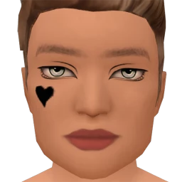 Cosmos Heartbreaker Smile Face Paint