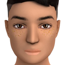 Flawless Shiny Freckles Facepaint