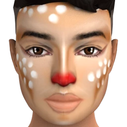 Flawless Darling Reindeer Facepaint