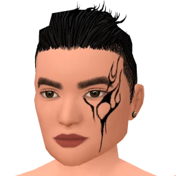 Flame Flicker Face Paint