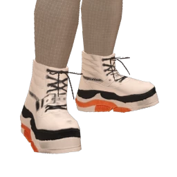 Drop Science Stylish White Hightop Sneakers