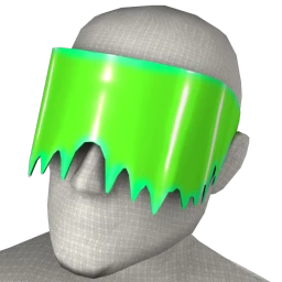 Delirious Squid Slime Visor (Saurian Green)