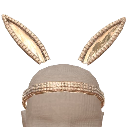 Bijouterie Diamonds And Silver Headband And Bunny Ears