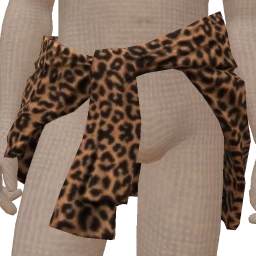 Drop Science Leopard Print Shirt At Waist