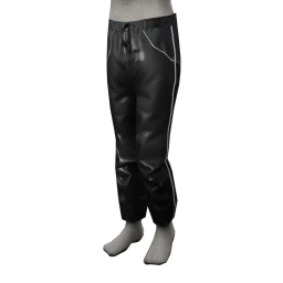 Prevail Shiny Black Joggers