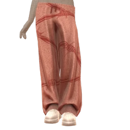 Drop Science Red Barbwire Print Sweatpants