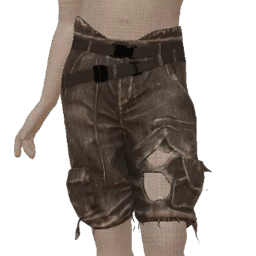 USAesthetics Midnight Rebellion Ripped Shorts