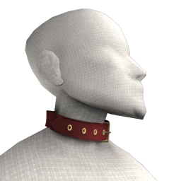 Front Row Tactile Leather Choker