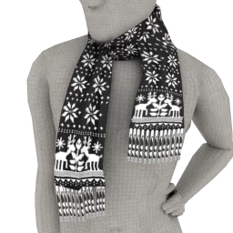 Foal Snowy Christmas Scarf